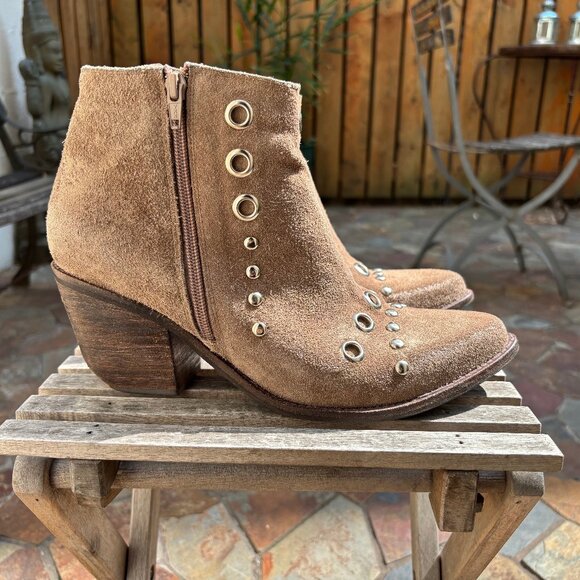 Suede Booties - Picture 2 of 11